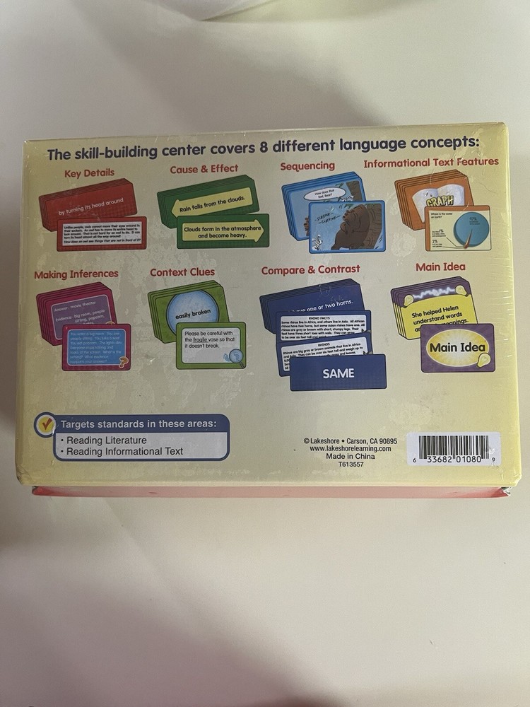 Lakeshore Match & Sort Language Quickies - Gr. 2-3 - Complete Set New