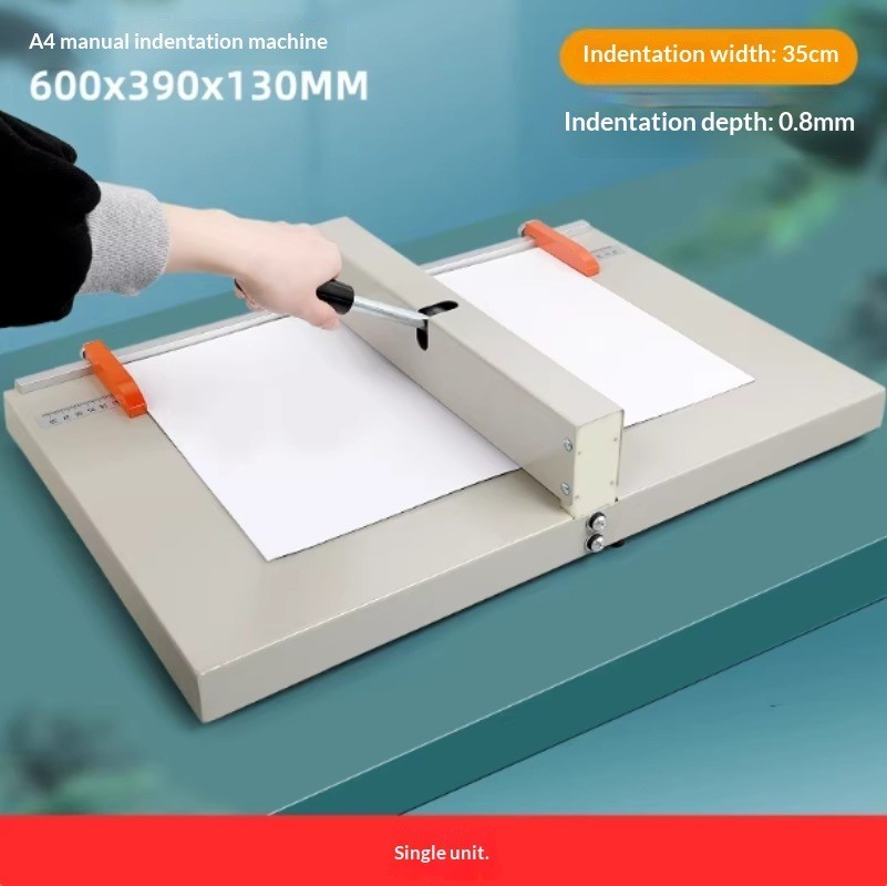 A3/A4 Paper Creasing Machine Manual Spine Bookbinding Perfect Binding Machine
