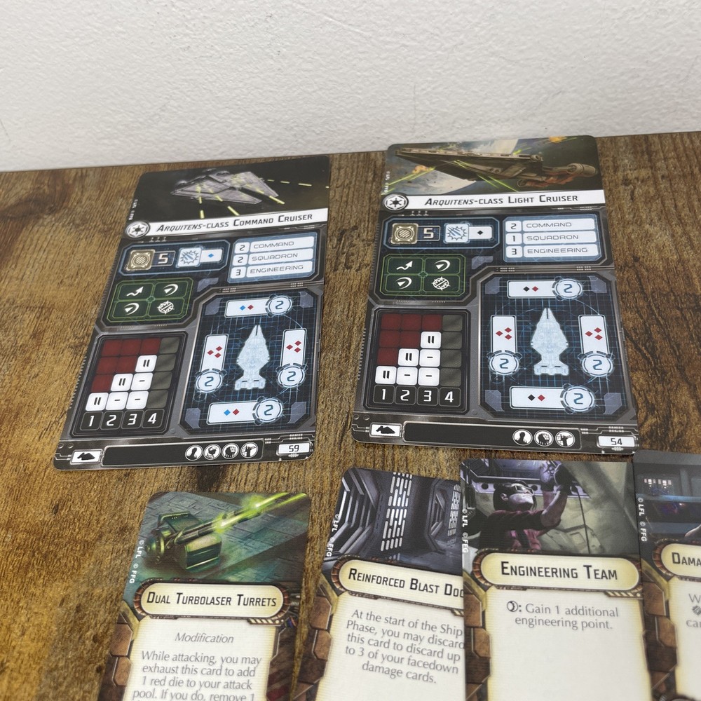 Star Wars Armada Imperial Iight Cruiser Expansion Pack *complete