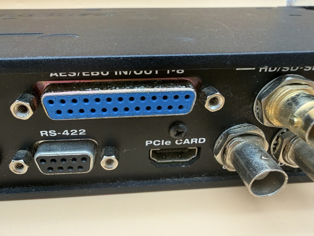 MOTU HDX-SDI PCIe Video Interface – Rack Unit Only – Powers On – not tested
