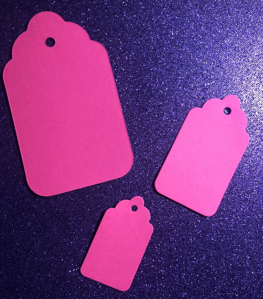Free Shipping 100 Mixed Tags 3 Sizes