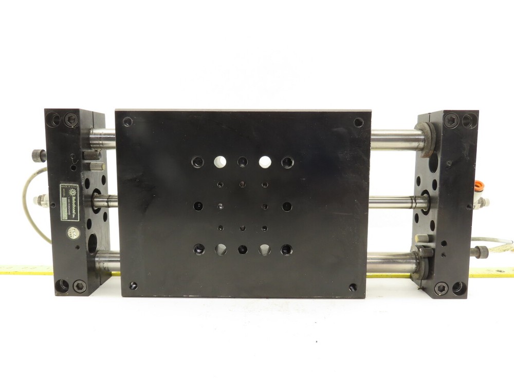 Robohand DBL-20-LC3 3" Stroke Double Rod Linear Pneumatic Slide Thrust Plate