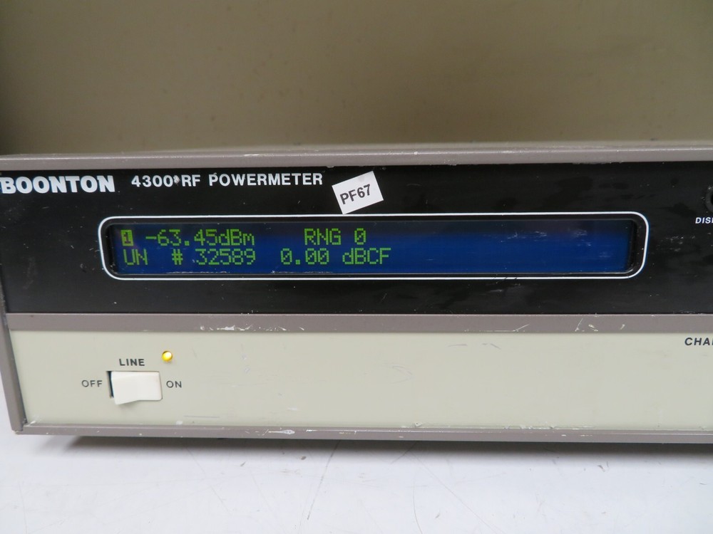 Boonton Electronics 4300 RF Power Meter PF67