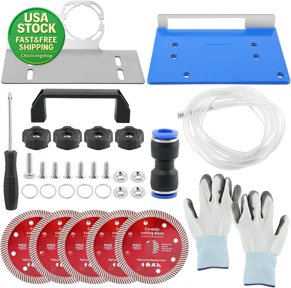 45 Degree Tile Chamfering Tool Angle Grinder Stand Durable Adjustable Kit