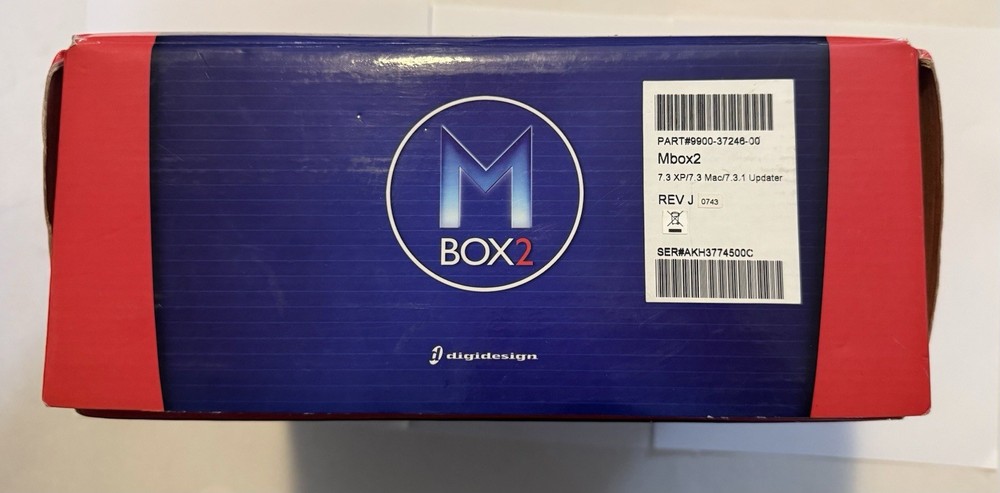 Digidesign MBox2 USB Audio Interface Pro Tools LE EX Lightly Used w Box Software