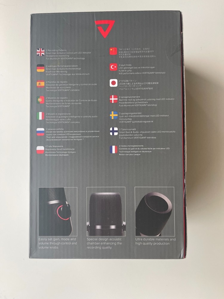 NEW Thronmax Mdrill Zero Plus Black Microphone, 96 kHz