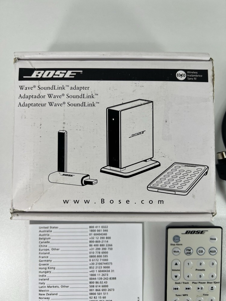 Bose Wave Soundlink Bluetooth Adapter for Bose Wave Music Systems Play Tested