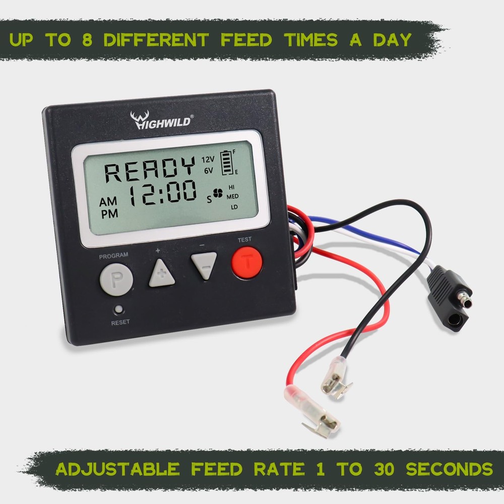 Highwild 12-Volt Deer Feeder Digital Power Control Unit