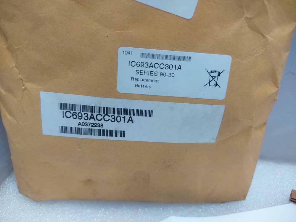 GE Fanuc IC693ACC301A Replacement Battery / Panasonic BR-2/3A