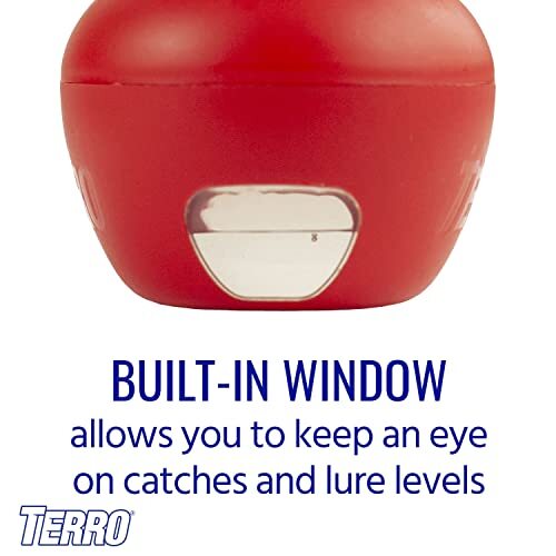 Terro Fruit Fly Trap 4 Traps + 180‑Day Lure Supply