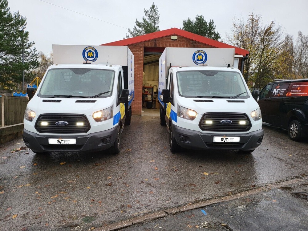 Halo Ring, Dual Function, Amber LED Strobe & White Marker Light R65 Flashing