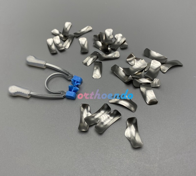 Dental Sectional Contoured Matrice Matrix Bands System Refill + Clip Ring G2 Kit