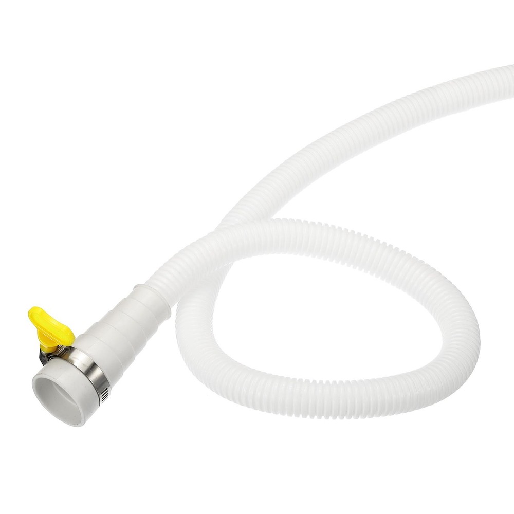 Universal Air Conditioner Drain Hose Multiple Size 20-30mm ID 3.3ft White 3pcs