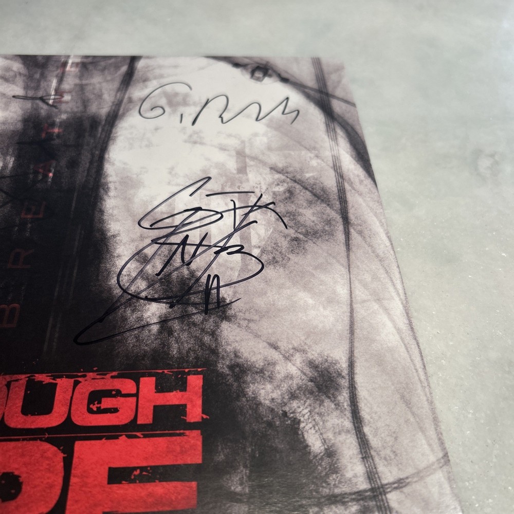 THROUGH FIRE BREATHE [DELUXE] [WHITE VINYL] LP Signed / Autographed