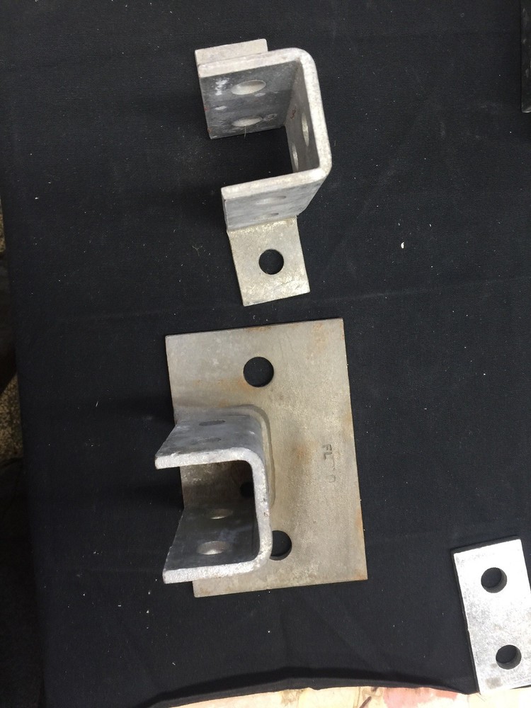 2- NEW - POWERSTRUT POST BASE, 2 hole FREEE SHIPPPPING