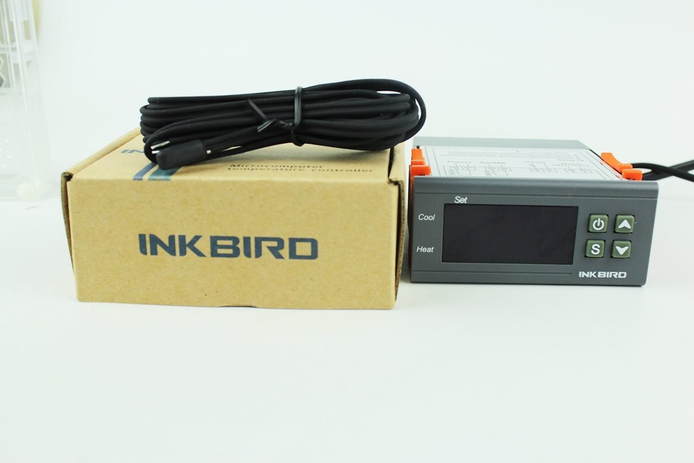 Inkbird All-Purpose Digital Temperature Controller Fahrenheit ITC-1000, Gray
