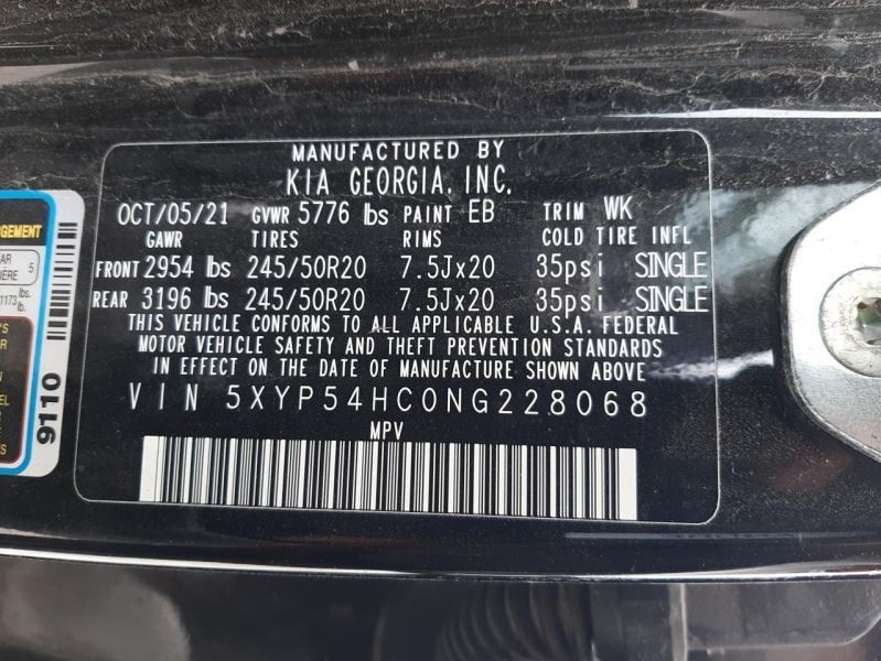 TELLURIDE 2022 Speedometer 1303315