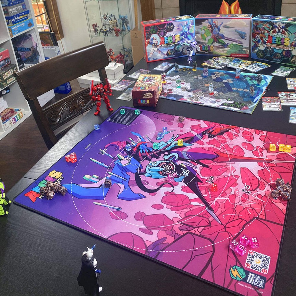 AEGIS Roll Out! Bundle (Massive Playmat + 28 Dice!)