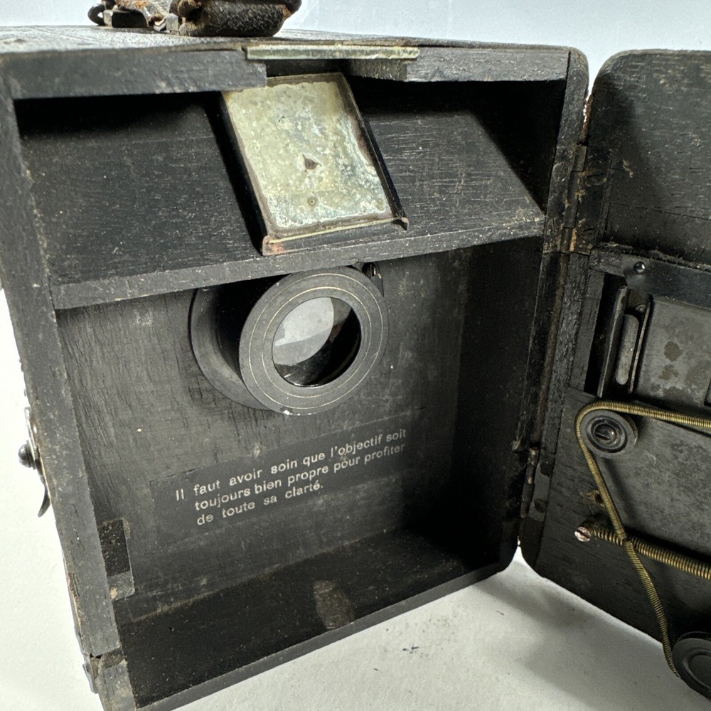 Murer's Express Newness Model A Falling Plate Box Camera - Rare Working Complete