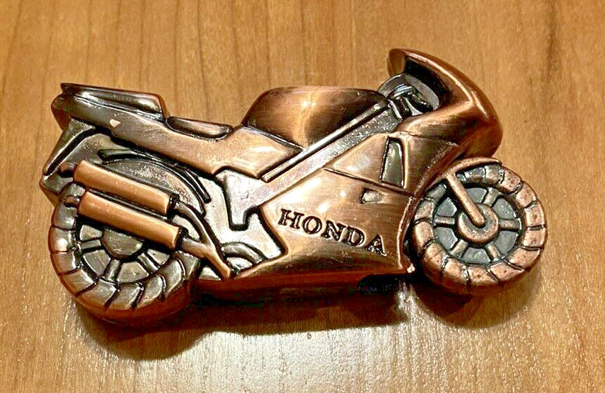 Vintage Motorcycle Lighter Honda Brushed Bronze