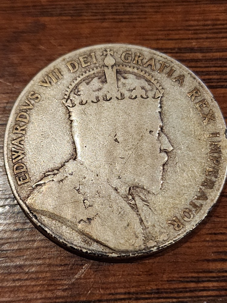 1908 Canada 50 Cents Silver Coin