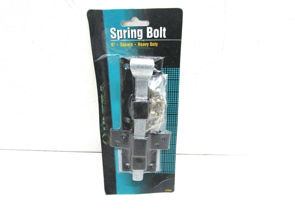 NOS! ULTRA HARDWARE 6" HEAVY DUTY SQUARE SPRING NECK BOLT No. 07050