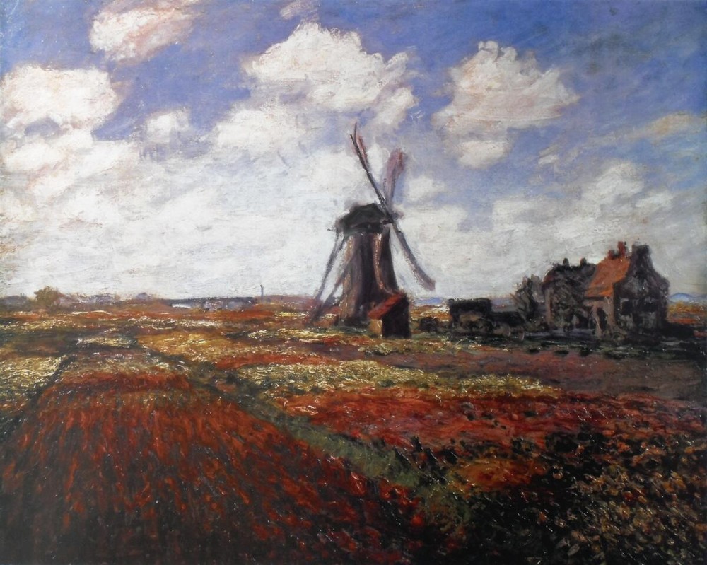Ceramic Backsplash Tile Mural Impressionist Kitchen/Bathroom - Tulips in Holland