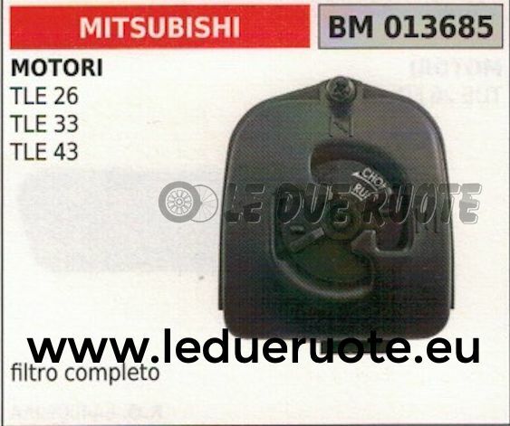 Complete Air Filter Sponge Case Box Engine MITSUBISHI TLE 26 33 43