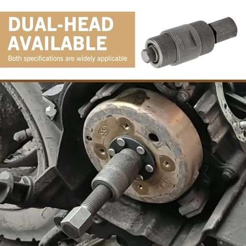 Flywheel Puller, Rotating Thread-on Rust-proof Stator Removal Tool, Motorcycle