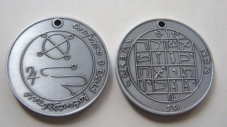 M1AS Joseph Smith Jupiter Talisman Antique Silver Plated Coin Handmade CTR Ring