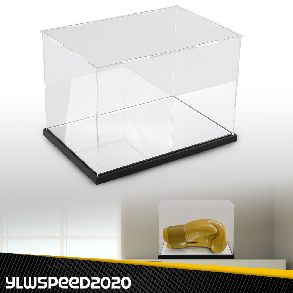 Clear Single Boxing Glove Horizontal Display Case