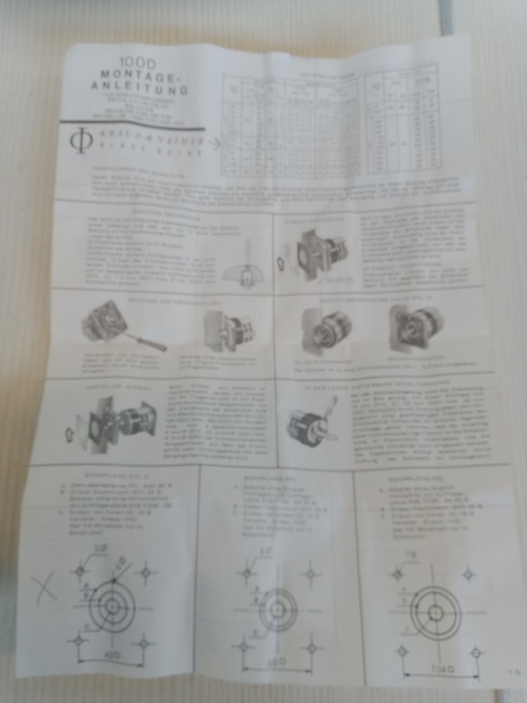 New Kraus & Naimer C18 A005E Switch