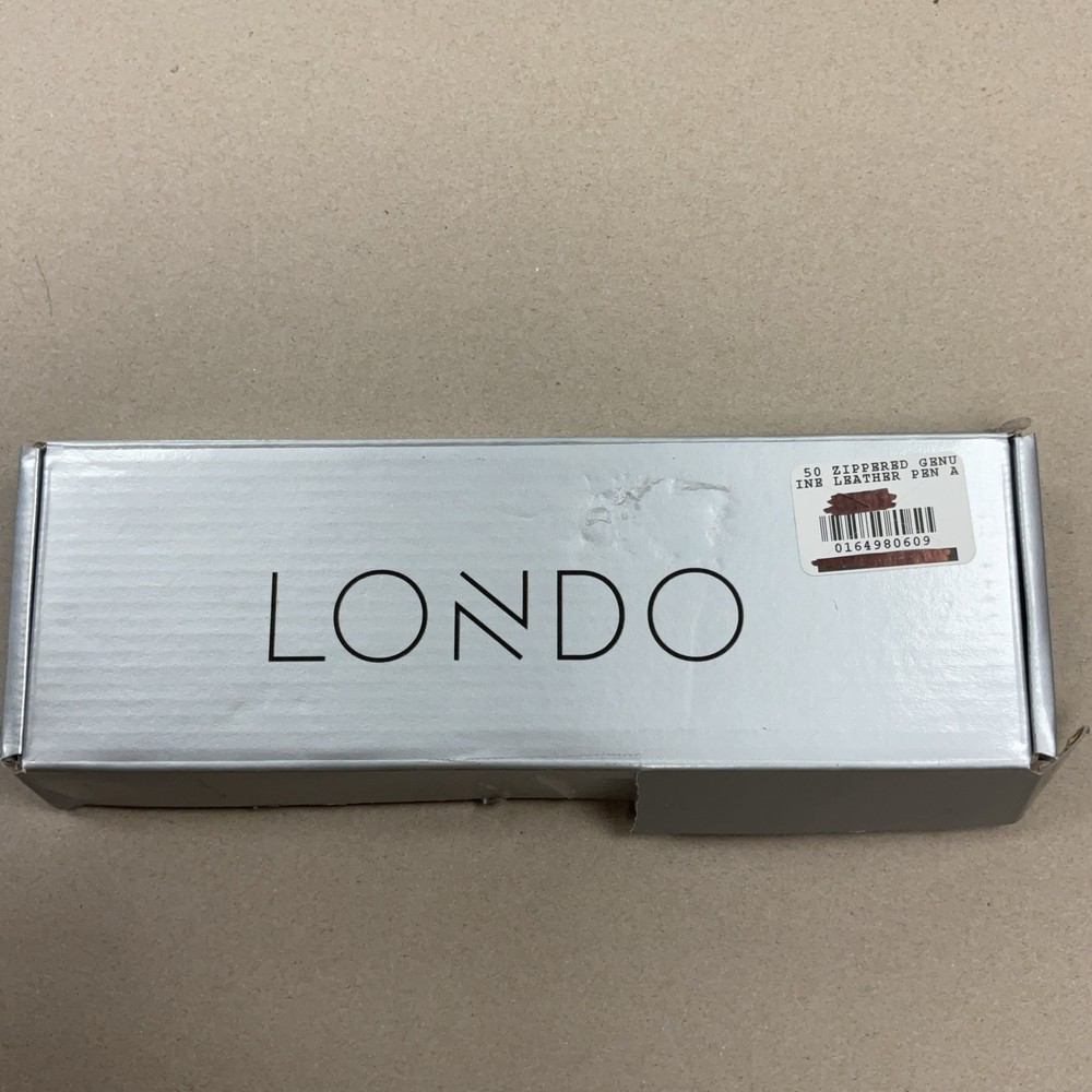 Londo - Leather Pencil/Pen Case - Purple
