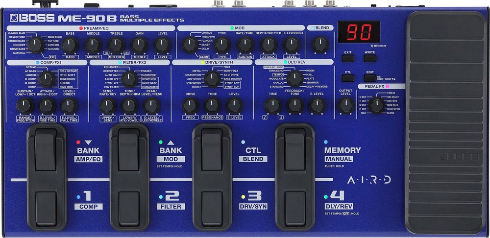 Boss ME-90B Bass Multi-Effects Processor w/ Instrument Cable