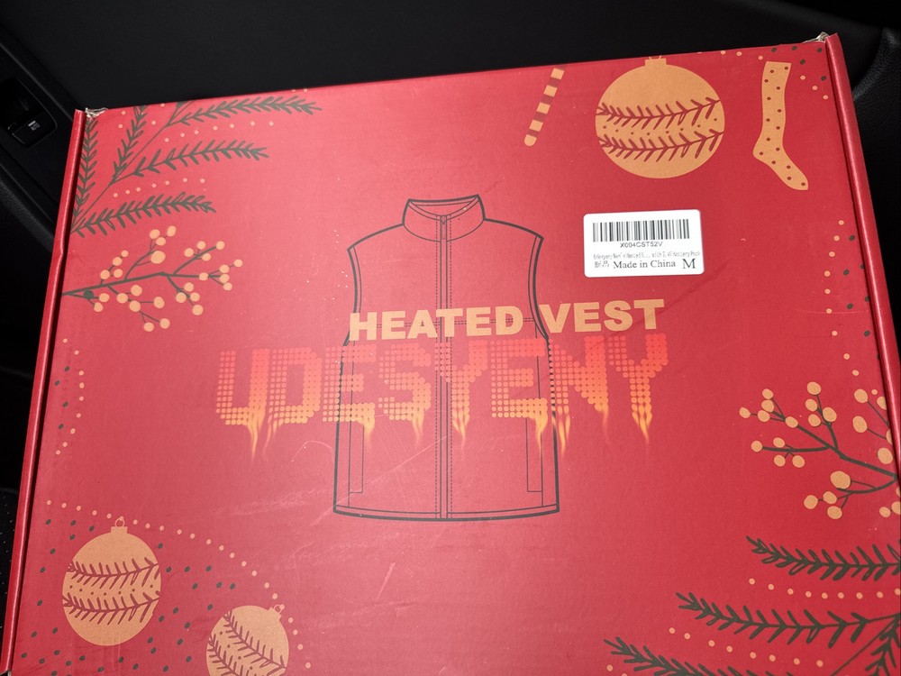 Heated Vest for Men Size M Open Box