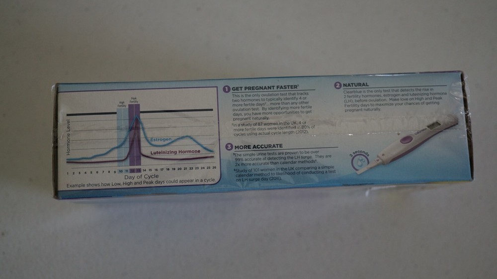 Clearblue Advanced Digital Ovulation Test, Predictor Kit, expire 12/04/2023