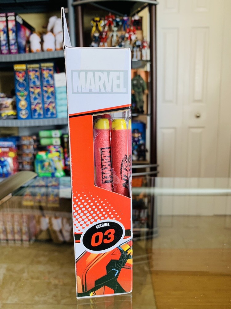 NERF MicroShots #03 Marvel IRON MAN 2-Dart Blaster Hasbro