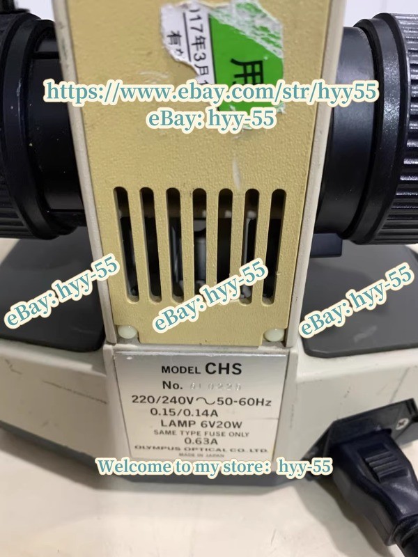 1PCS Olympus CH2 microscope has three lenses, EA40/4/EA10,-/55