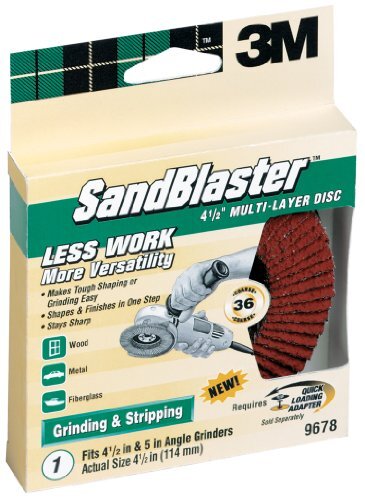 3M COMPANY 9678 4.5" 36G Angle Sand Disc