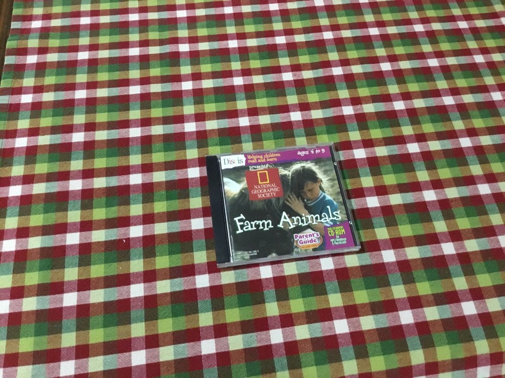 Discis Books: Farm Animals CD 1995 for Win/Mac