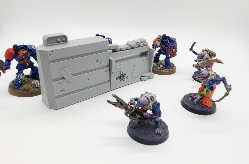 3d Printed Infantry Post Terrain for Tabletop Gaming