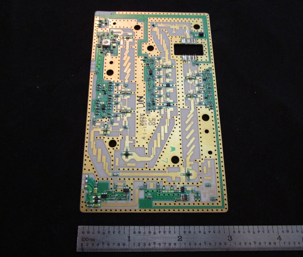 Sample Microwave Stripline Filter PCB Educational UHF GHz Microstrip Bandpass