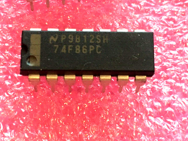 10pc 74F86PC / 74F86PC NATIONAL SEMICONDUCTOR NEW