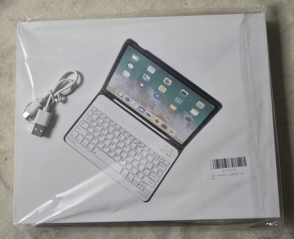 iPad Android Bluetooth Keyboard Case for Tablet Blue Brand New