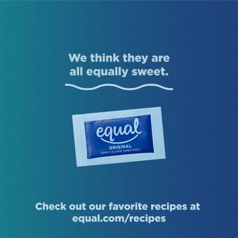 EQUAL Zero Calorie Sweetener, Sugar Substitute, 800 Packets
