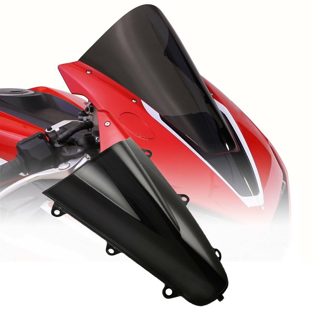 Black Windshield Windscreen Fit For HONDA CBR1000RR 2017-2024