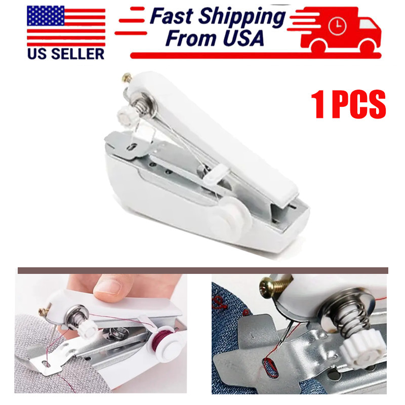 Manual Sewing Machine Portable Mini Multi Functional Handheld Tailor Sewing Tool