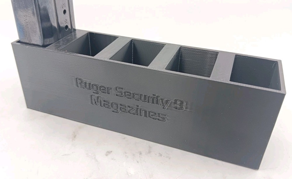 5 Mag Storage Rack For Ruger Security 9 Magazine Holder Range Bin