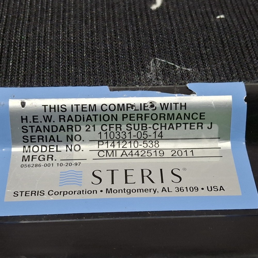 Steris OR P141210 Surgical Table Armboard