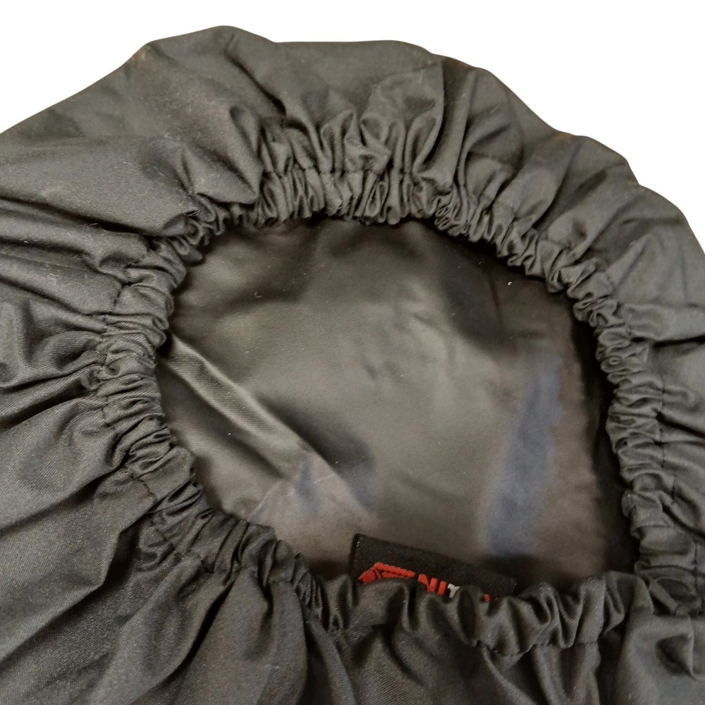 Niton Flat Cap Rain Cover Black Elasticated Waterproof Tactical Hat Protector